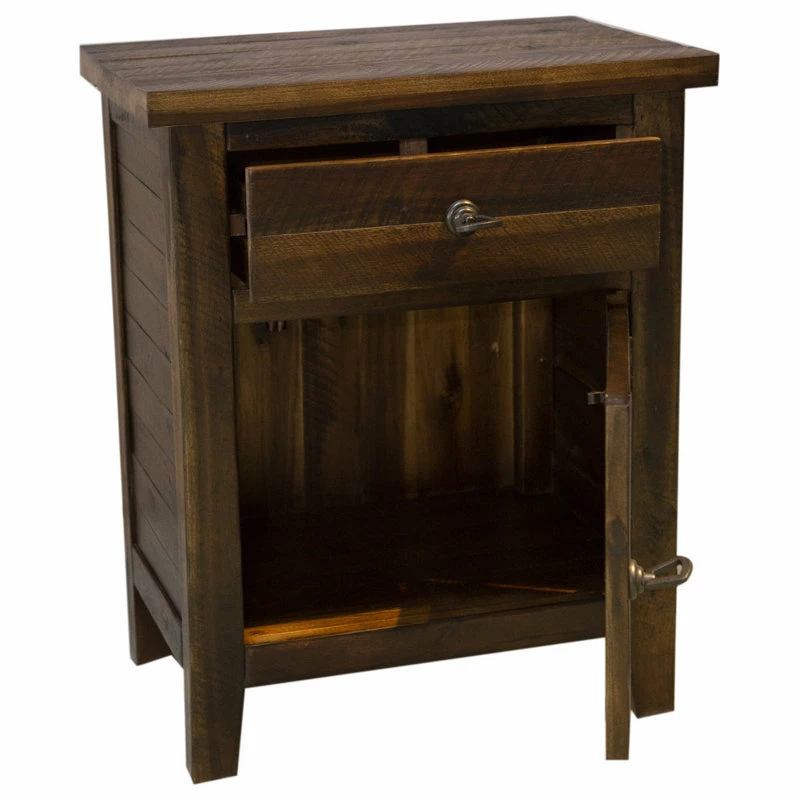 Cheapest π€© Made4Home Montana Cabinet 1 Door 1 Drawer, Brown β€οΈ - Image 4