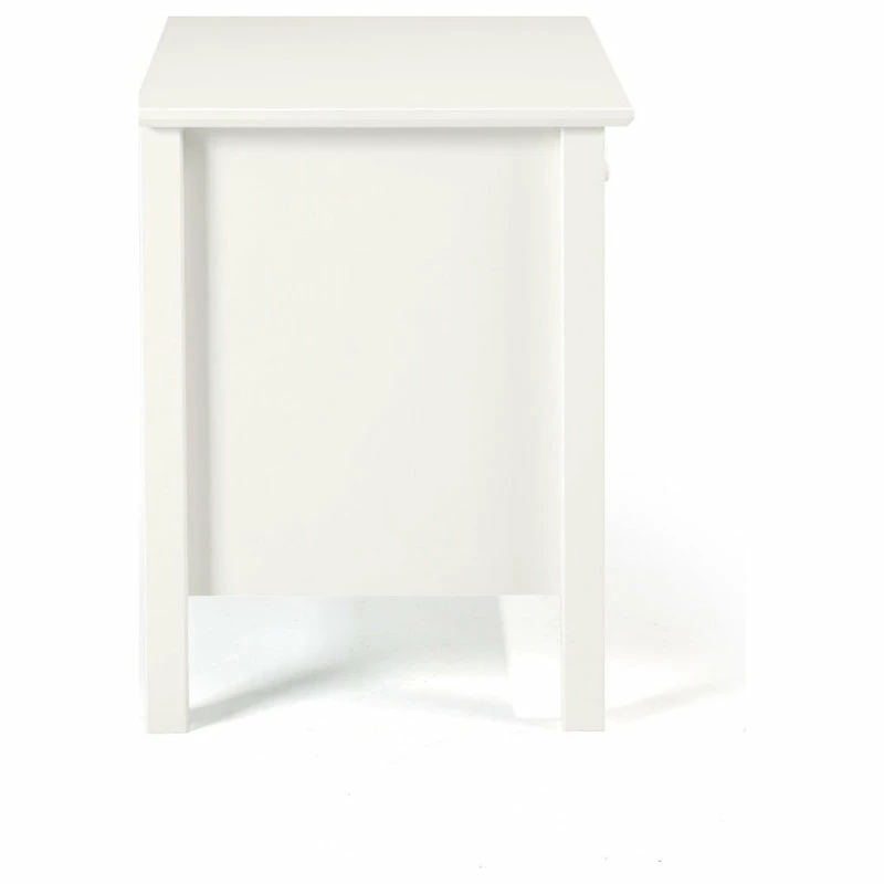 Hot Sale ๐ฅ Bolton Furniture, Inc. Simplicity Wood Nightstand, White โจ - Image 4