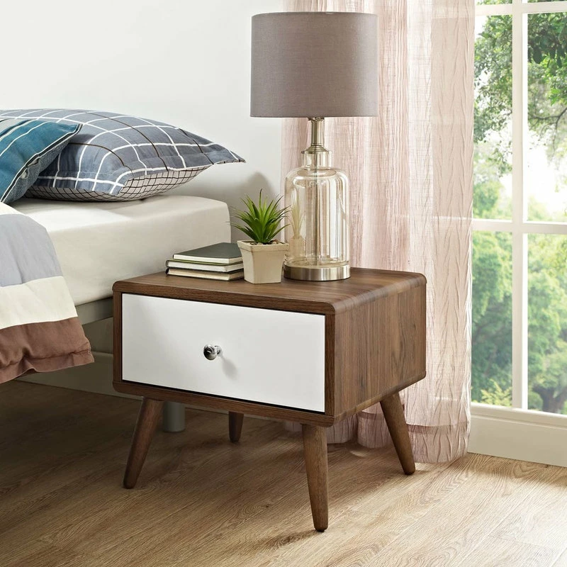 Top 10 🎁 LexMod Transmit Nightstand, Walnut/White 🌟 - Image 2
