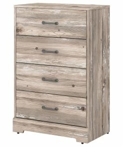 New 👍 Bush Industries River Brook Chest Of Drawers, Barnwood 👏