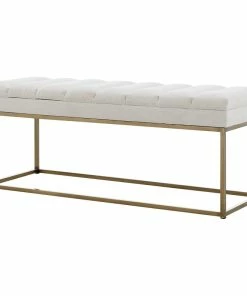 Promo 🌟 New Pacific Direct Inc. Darius Fabric Bench 🥰