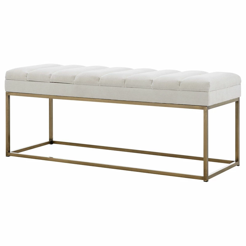 Promo π New Pacific Direct Inc. Darius Fabric Bench π₯°