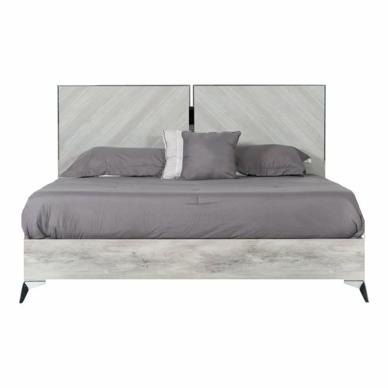 Budget โจ Vig Furniture Inc. Nova Domus Alexa Italian Modern Gray Bed, Eastern King ๐ฅ