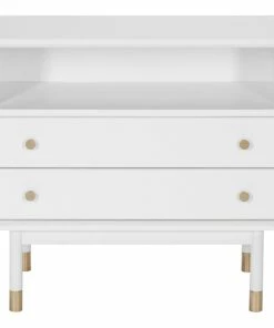 Budget 🔔 LIEVO Lala Large Side Table, Satin White 🌟