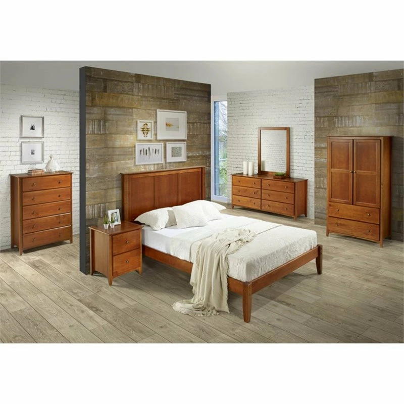 New โ๏ธ Camaflexi Shaker Style Solid Wood 6-Drawer Bedroom ๐ Dresser In Cherry ๐ - Image 4