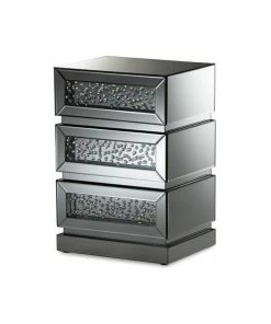 Best deal 😀 Baxton Studio Sabrina Hollywood Regency Glamour Style Mirrored 3-Drawer Nightstand 😍