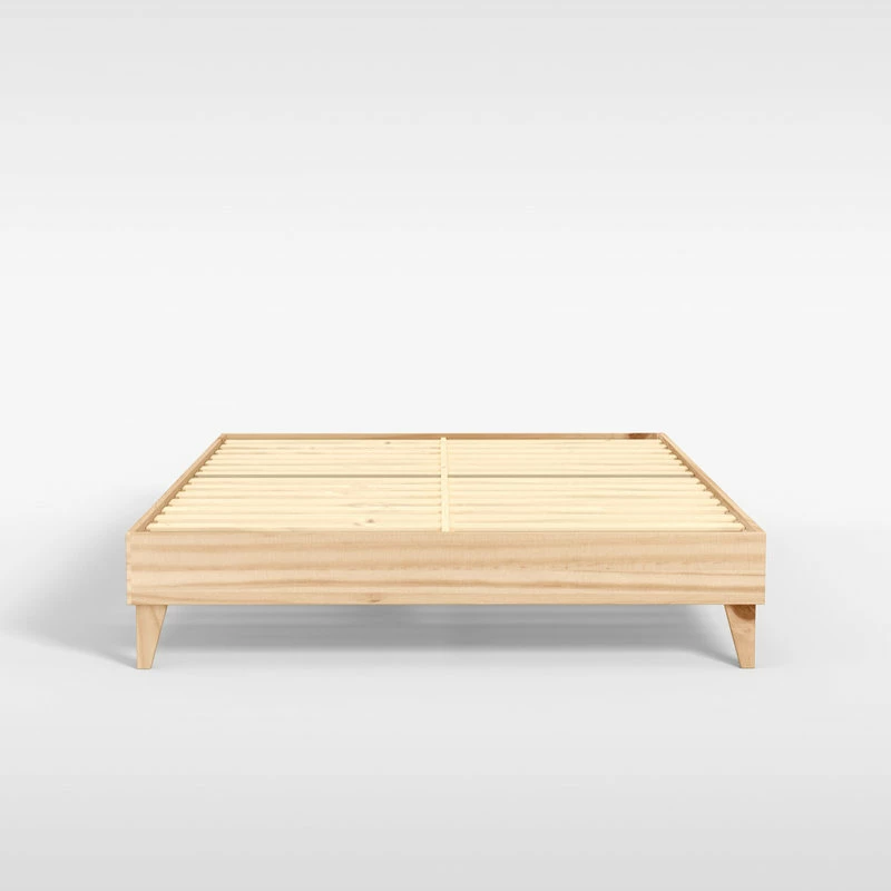Wholesale 🌟 ELuxury Wooden Platform Bed Frame - Multiple Finishes Available, Natural, King 👏 - Image 6