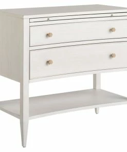 Budget 😀 Universal Furniture Company Miranda Kerr By Universal Furniture Chelsea Wood Nightstand, White ❤️
