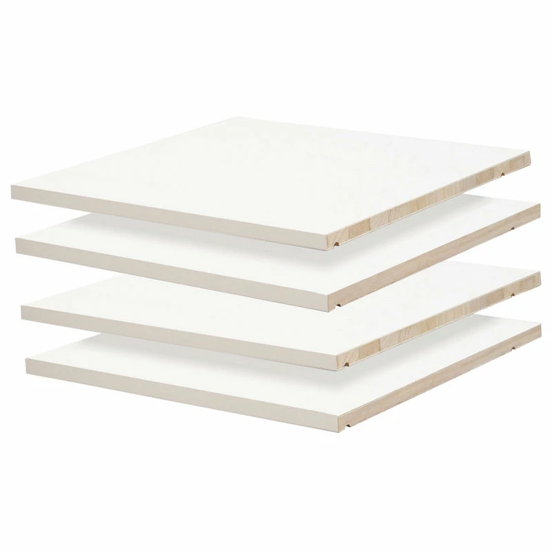 Flash Sale π Palace Imports 100% Solid Wood Set Of 4 Small Shelves Only For Kyle Wardrobes, White π€©