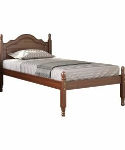 Cheapest ๐ Palace Imports 100% Solid Wood Reston Twin Panel Headboard Platform Bed, Mocha ๐