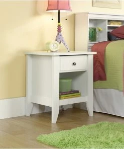 Coupon ๐ Sauder Shoal Creek Nightstand In Soft White ๐