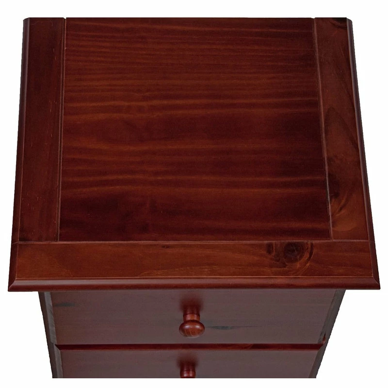 Best deal β Palace Imports Solid Wood 3-Drawer Night Stand, Mahogany π₯ - Image 4