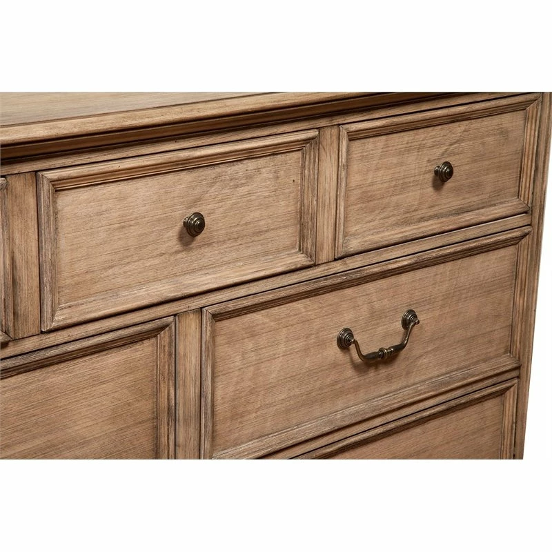 Discount ๐ Alpine Furniture, Inc Alpine Furniture Melbourne 7 Drawer Wood ๐ Dresser In French Truffle โ - Image 5