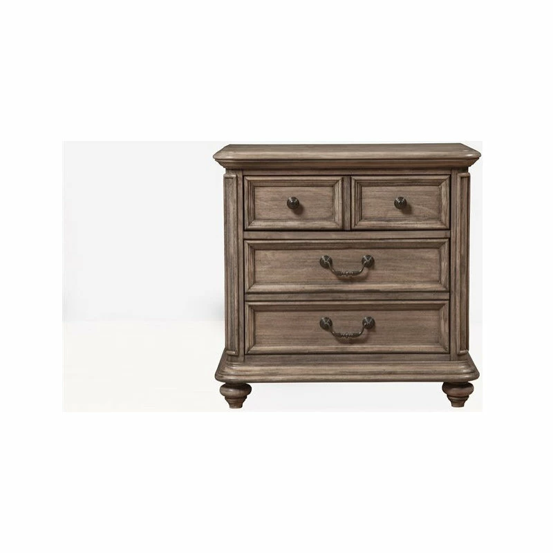 Outlet ๐ Alpine Furniture, Inc Alpine Furniture Melbourne 2 Drawer Wood Nightstand In French Truffle ๐ - Image 3