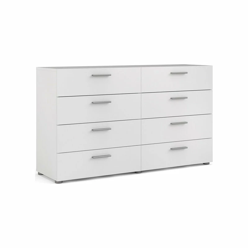 Top 10 😍 Home Square 3 Piece Double 👗 Dresser And Nightstand Bedroom Set In White ⌛ - Image 5
