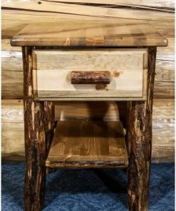 Promo ๐ Montana Woodworks Glacier Country Collection Nightstand With-Drawer And Shelf ๐ฅฐ