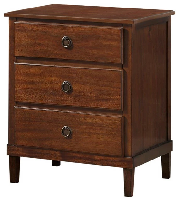 New ๐คฉ Comfort Pointe Cambridge Brown 3-Drawer Nightstand ๐