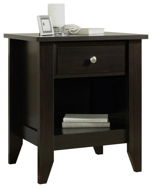 Outlet ๐คฉ Sauder Shoal Creek Nightstand In Jamocha Wood ๐ฅ