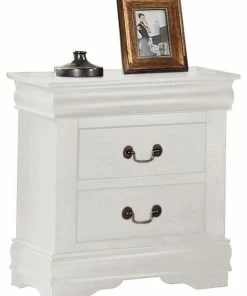 Coupon 🥰 Acme Furniture Louis Philippe Nightstand, White 🤩