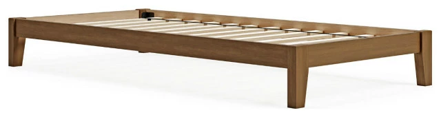 Deals ๐ฅฐ Ashley Furniture Industries Tannally Light Brown Twin Platform Bed ๐