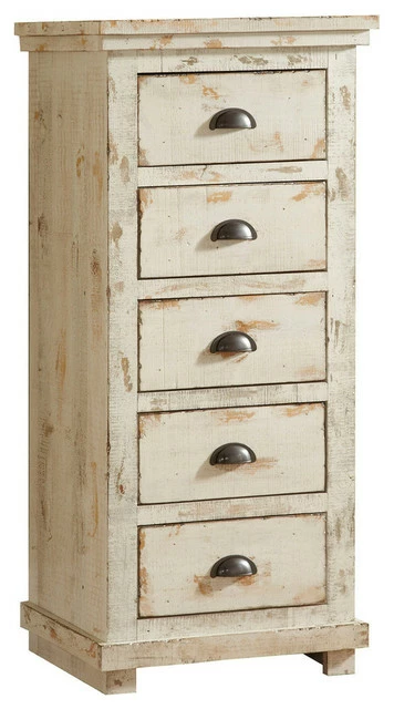 Best Pirce β Progressive Furniture Willow 5 Drawer Lingerie Chest In Distressed White βοΈ