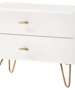 Promo 🔔 Vig Furniture Inc. Modrest Bryan Modern White Nightstand 🔥